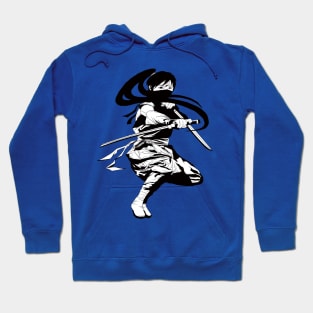 A Ninja Woman Warrior Hoodie